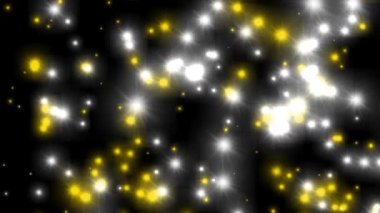 Fantastik parçacık CG animasyon hareketi grafikleri