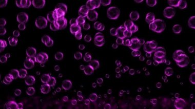 Fantastik parçacık CG animasyon hareketi grafikleri