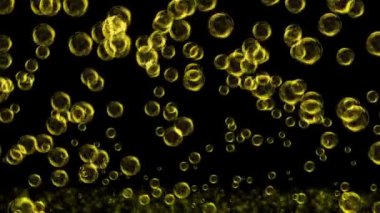 Fantastik parçacık CG animasyon hareketi grafikleri