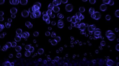 Fantastik parçacık CG animasyon hareketi grafikleri