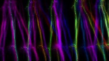 Fantastik parçacık CG animasyon hareketi grafikleri