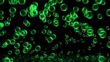 Fantastik parçacık CG animasyon hareketi grafikleri