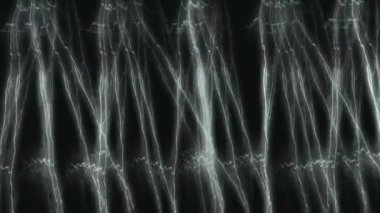 Fantastik parçacık CG animasyon hareketi grafikleri