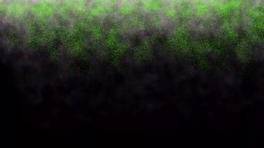 Fantastik parçacık CG animasyon hareketi grafikleri