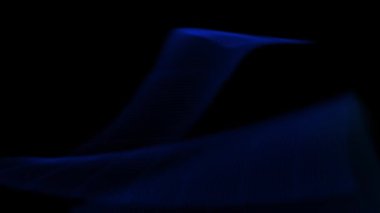 Fantastik parçacık CG animasyon hareketi grafikleri