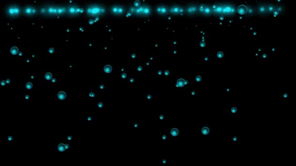 ボールリング形状球粒子アニメーションモーショングラフィックス — ストック動画