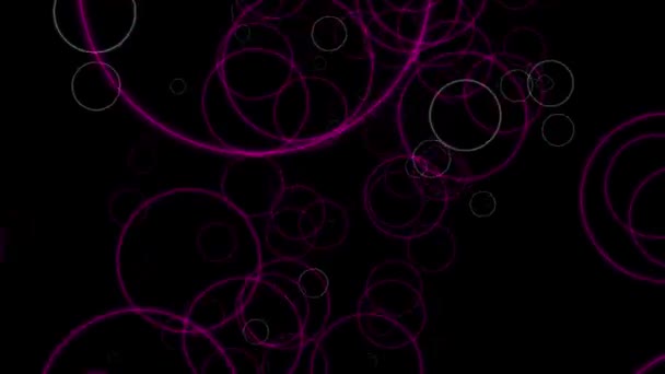 Ball Ring Shape Sphere Particle Animation Motion Graphics — Stock Video