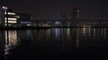 Tokyo Toyosu Gururi Park Gece Manzarası 2022 Haziran