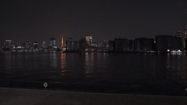 Tokyo Toyosu Gururi Park Gece Manzarası 2022 Haziran