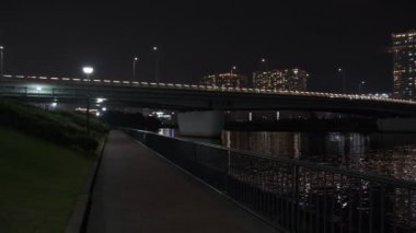Tokyo Toyosu Gururi Park Gece Manzarası 2022 Haziran