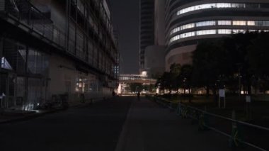 Tokyo Toyosu Gururi Park Gece Manzarası 2022 Haziran