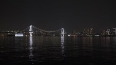 Tokyo Toyosu Gururi Park Gece Manzarası 2022 Haziran