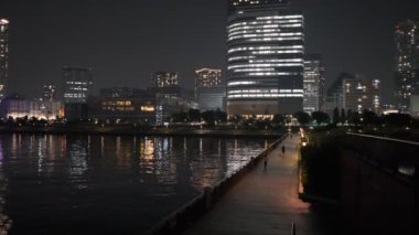 Tokyo Toyosu Gururi Park Gece Manzarası 2022 Haziran