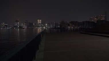 Tokyo Toyosu Gururi Park Gece Manzarası 2022 Haziran