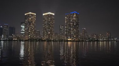 Tokyo Toyosu Gururi Park Gece Manzarası 2022 Haziran