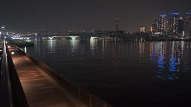 Tokyo Toyosu Gururi Park Gece Manzarası 2022 Haziran
