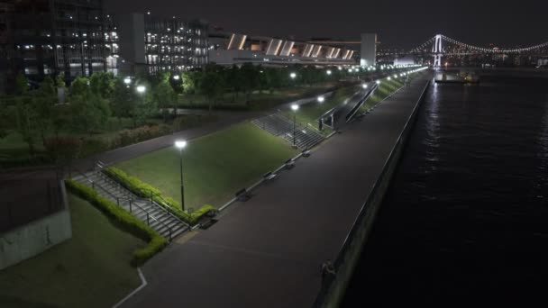 Tokyo Toyosu Gururi Park Night View 2022 — 비디오