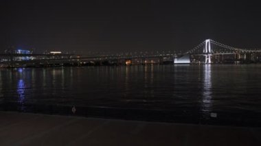 Tokyo Toyosu Gururi Park Gece Manzarası 2022 Haziran