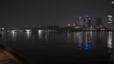 Tokyo Toyosu Gururi Park Gece Manzarası 2022 Haziran