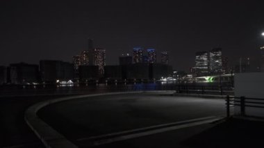 Tokyo Toyosu Gururi Park Gece Manzarası 2022 Haziran