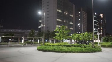 Tokyo Shinagawa Deniz Kenarı Gece Manzarası 2022