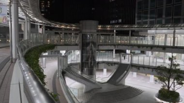 Tokyo Shinagawa Deniz Kenarı Gece Manzarası 2022