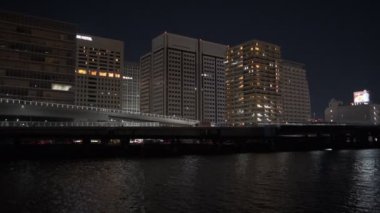 Tokyo Shinagawa Deniz Kenarı Gece Manzarası 2022