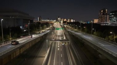 Tokyo Shinagawa Deniz Kenarı Gece Manzarası 2022