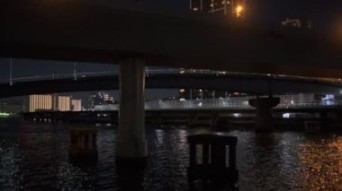 Tokyo Shinagawa Deniz Kenarı Gece Manzarası 2022