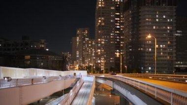 Tokyo Shinagawa Deniz Kenarı Gece Manzarası 2022