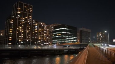 Tokyo Shinagawa Deniz Kenarı Gece Manzarası 2022