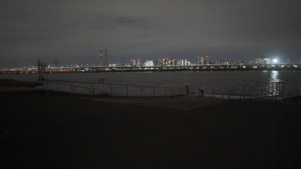 Tokyo Arabwa Рискнула Ночным Видом 2022 Года — стоковое видео