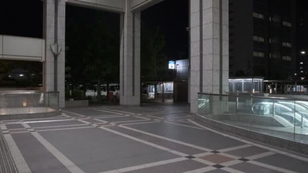 Tokio Shinagawa Vista Nocturna Del Mar 2022 — Vídeo de stock