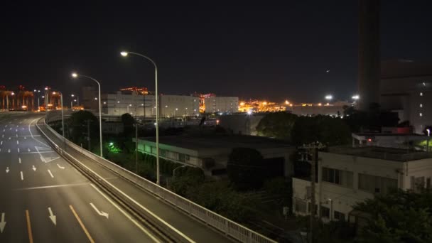 Tokio Shinagawa Vista Nocturna Del Mar 2022 — Vídeo de stock