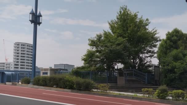 Tokyo Sumida Nehri Sinematik Video 2022 Haziran — Stok video