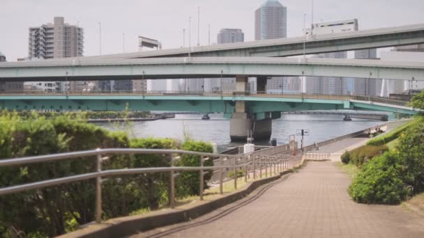 Filmvideo Tokyo Sumida River 2022 Juni — Stockvideo