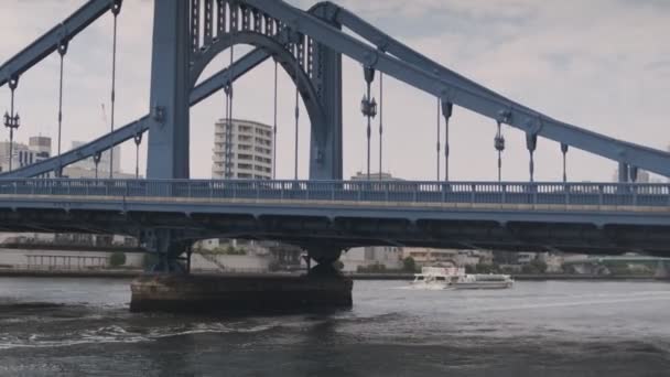 Tokyo Sumida River Video Cinematográfico 2022 Junio — Vídeos de Stock