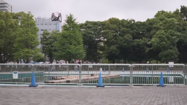 Filmvideo Från Tokyo Kiba Park 2022 Juni — Stockvideo