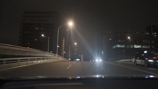 2022年东京夜景车驾驶视频 — 图库视频影像