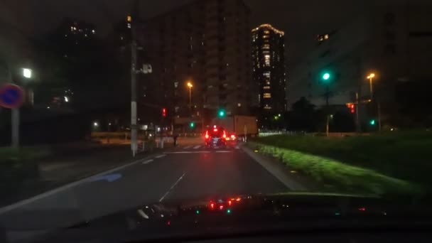 2022年东京夜景车驾驶视频 — 图库视频影像