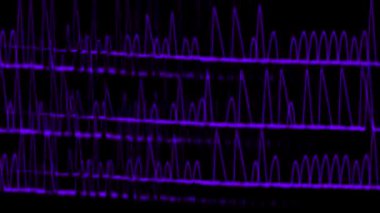 Çizgi rengi CG parçacık hareketi grafikleri