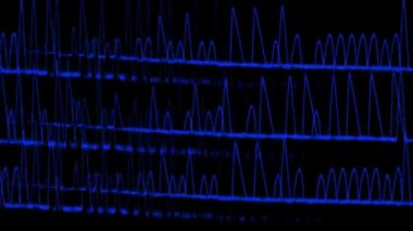 Çizgi rengi CG parçacık hareketi grafikleri