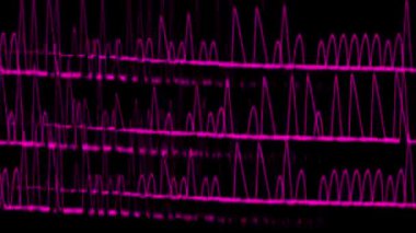 Çizgi rengi CG parçacık hareketi grafikleri