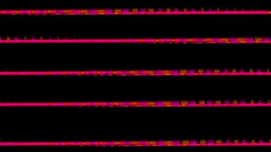Çizgi rengi CG parçacık hareketi grafikleri