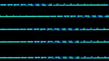Çizgi rengi CG parçacık hareketi grafikleri