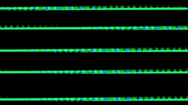Çizgi rengi CG parçacık hareketi grafikleri