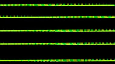 Çizgi rengi CG parçacık hareketi grafikleri