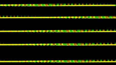 Çizgi rengi CG parçacık hareketi grafikleri