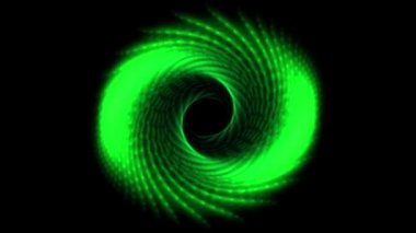 Girdap dairesi ön CG parçacık hareketi grafikleri