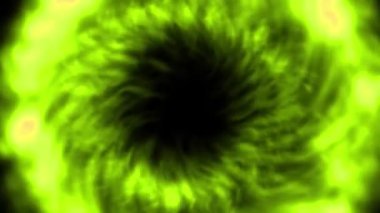 Girdap dairesi ön CG parçacık hareketi grafikleri